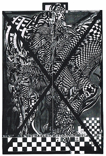 1982 - L-homme qui marche - Zustand 11 - Kupferstich Kaltnadel Aquatinta - 99x75,7cm.jpg